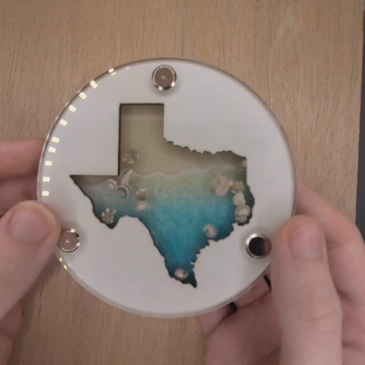 COASTER - "Gone to the Beach in Texas" Coaster
