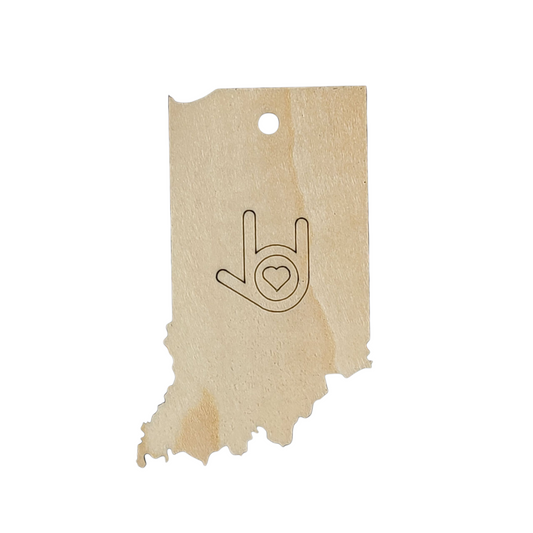 "I Love You, Indiana" ornament