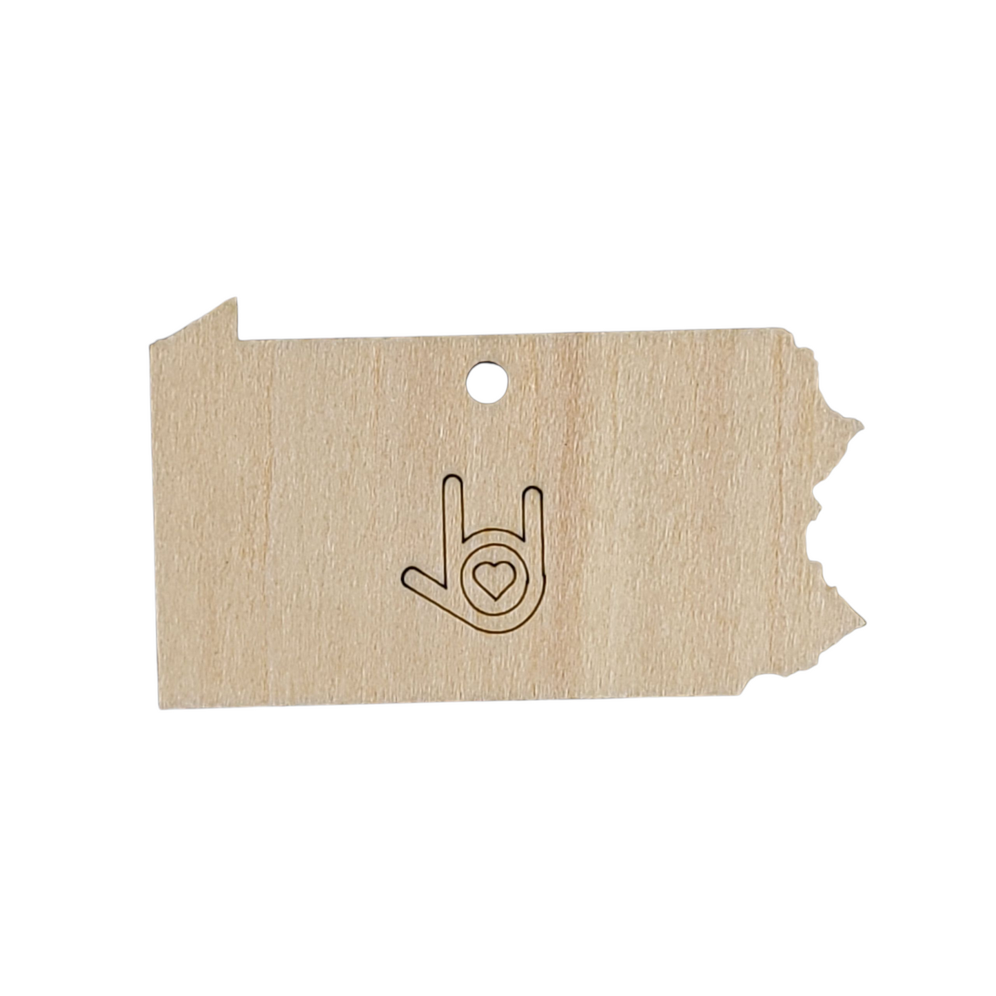 "I Love You, Pennsylvania" ornament