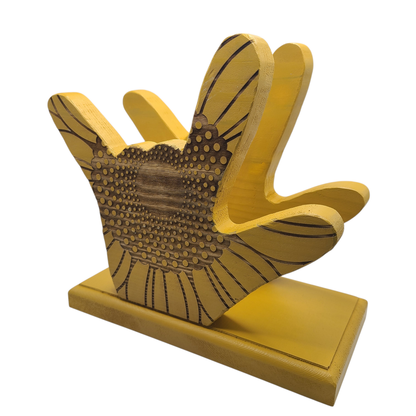 NAPKIN HOLDER - Yellow Sunflower (Big)