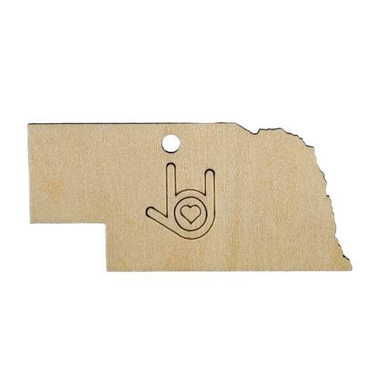 "I Love You, Nebraska" ornament