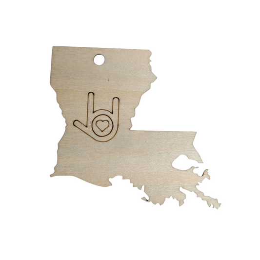 "I Love You, Louisiana" ornament