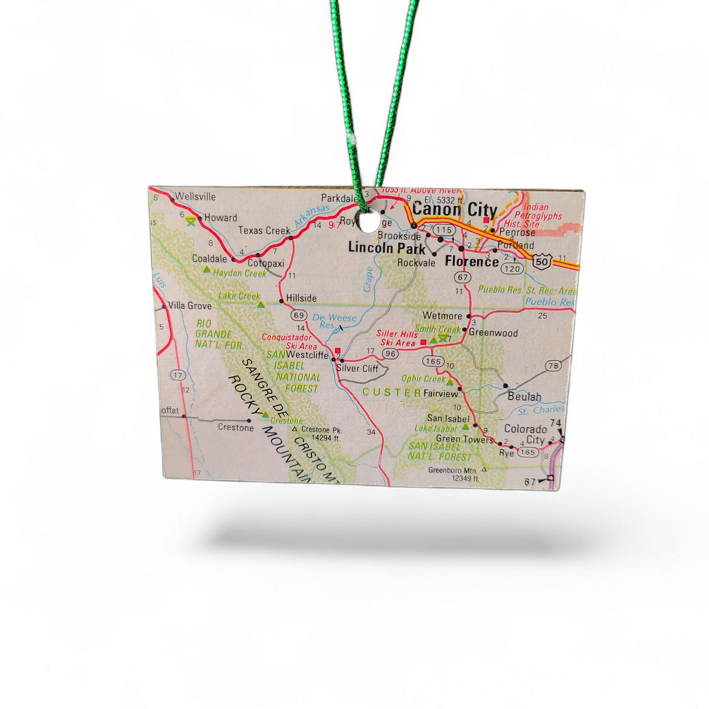 1980 Colorado (Canon City) Ornament