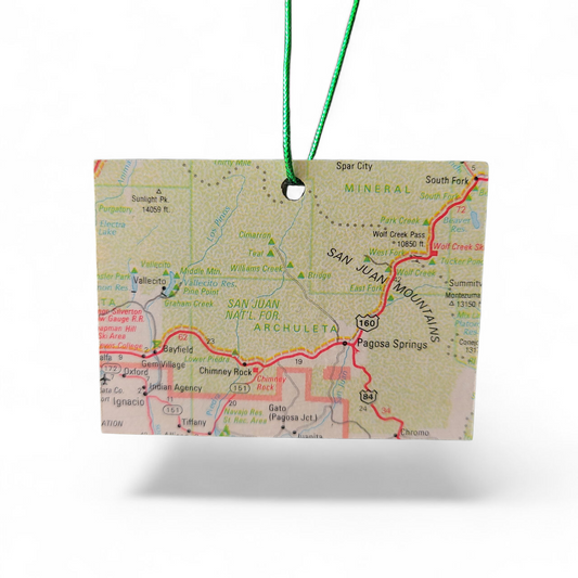 1980 Colorado (Pagosa Springs/Ignacio) Ornament