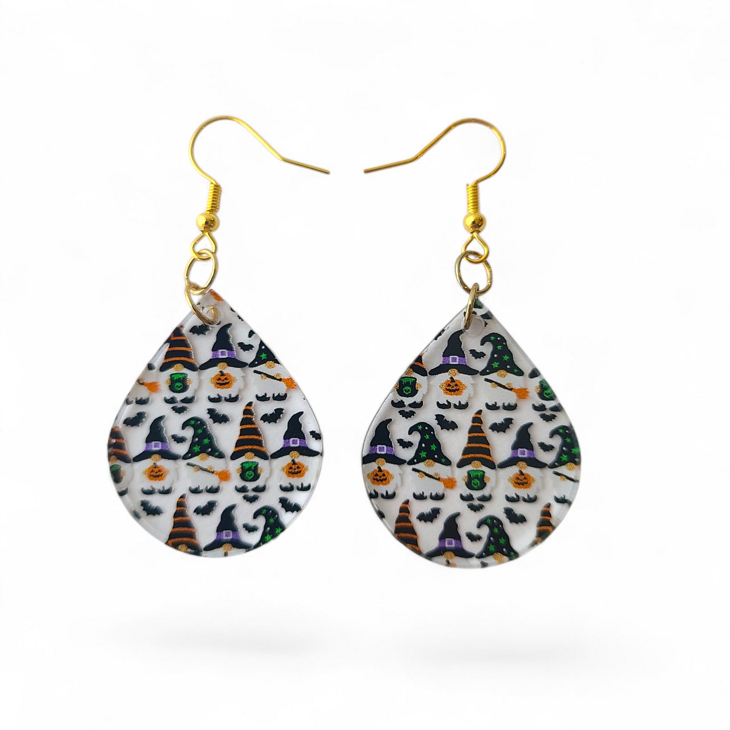 "Halloween Gnomes" earrings (GOLD)