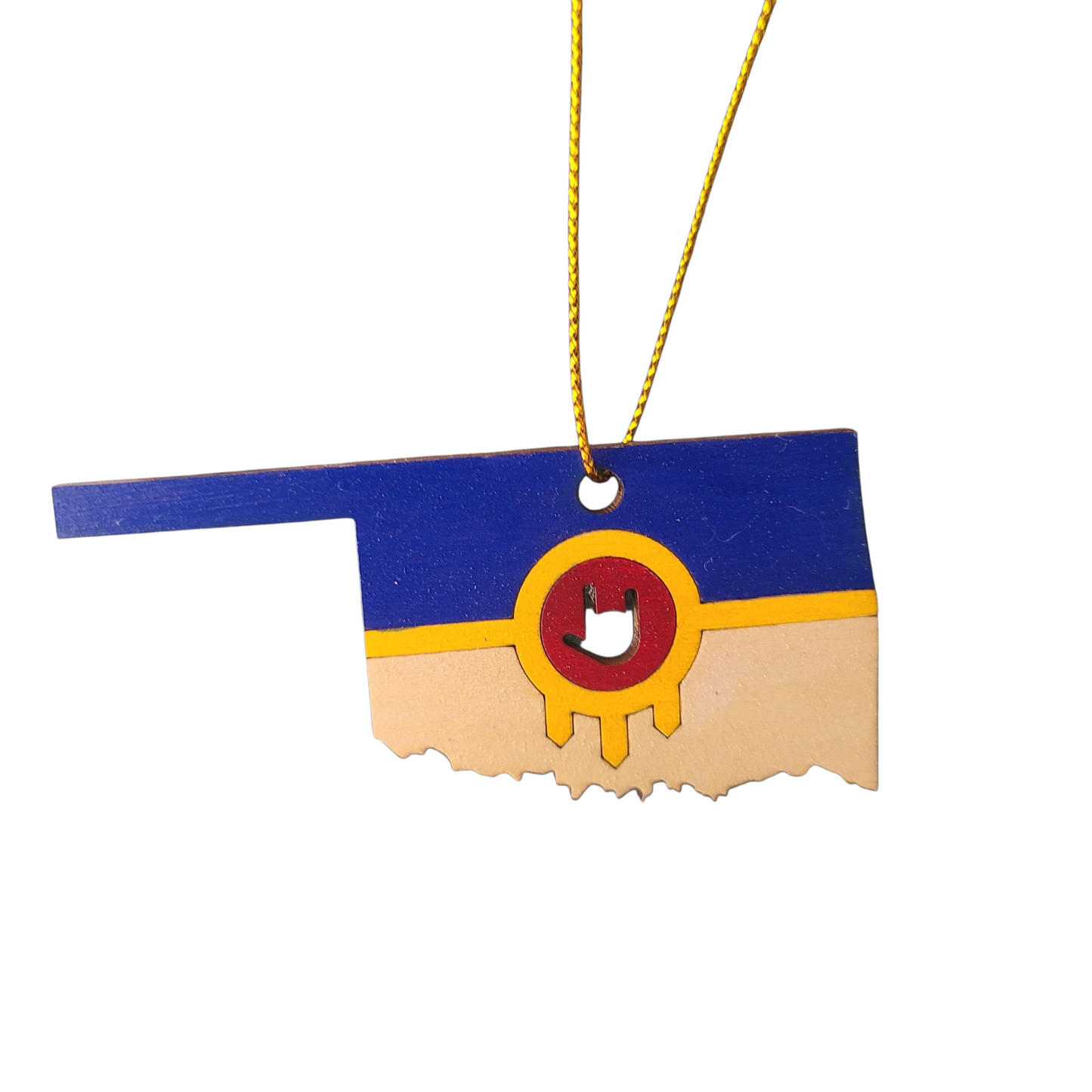 "I Love You, Tulsa Flag" ornament
