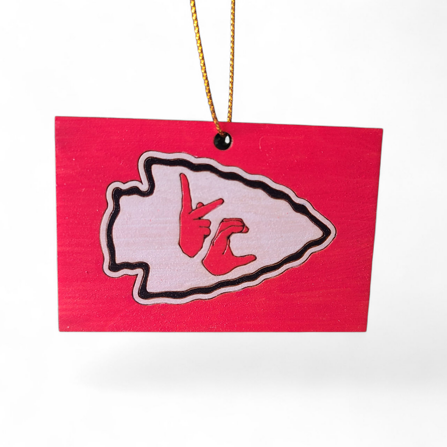 "KC Arrowhead" ornament