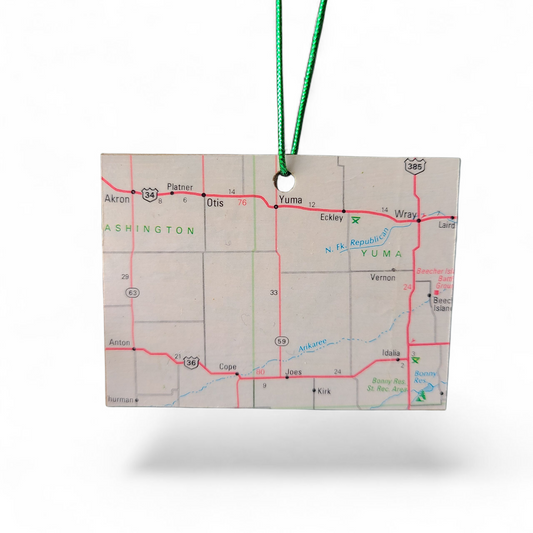 1980 Colorado (Akron/Otis/Yuma) Ornament