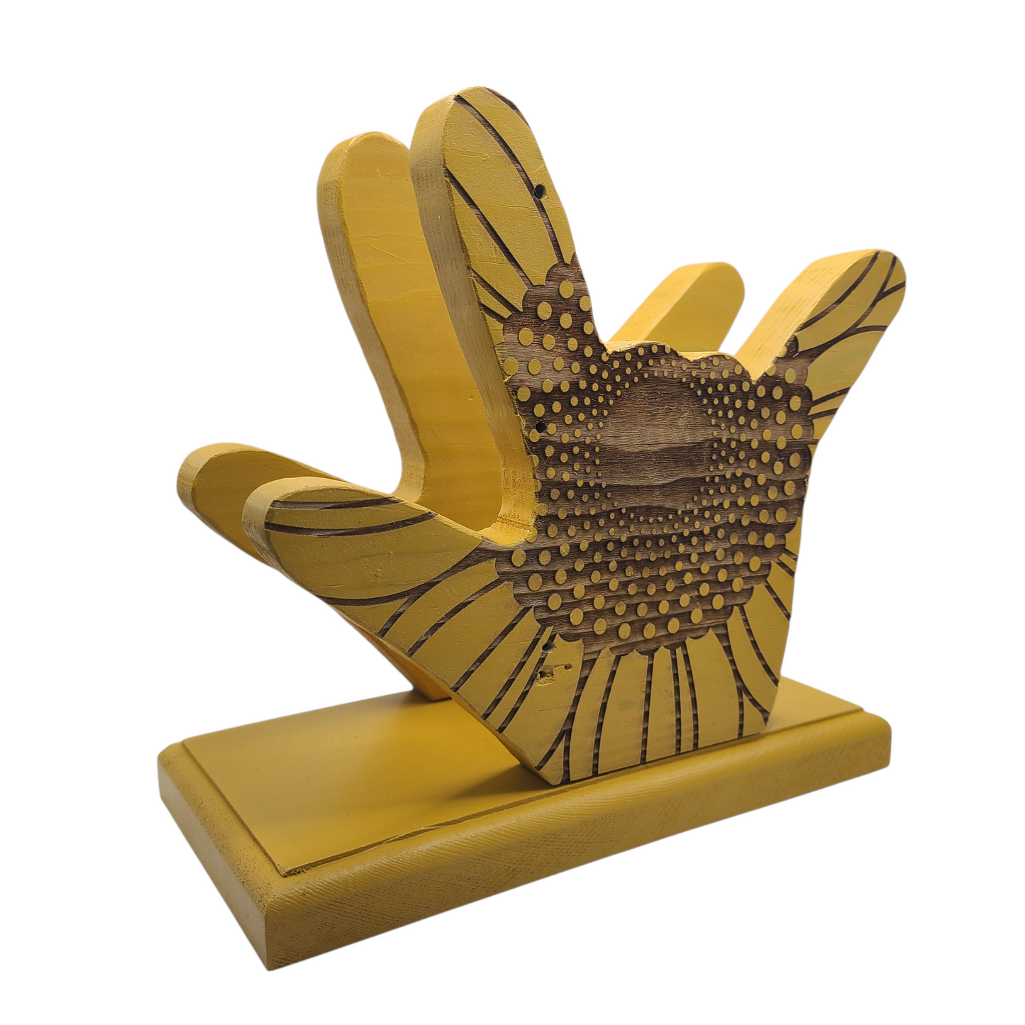 NAPKIN HOLDER - Yellow Sunflower (Big)