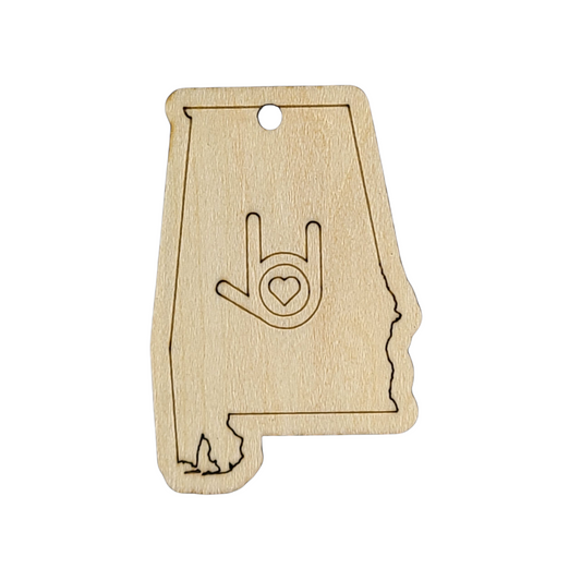 "I Love You, Alabama" ornament