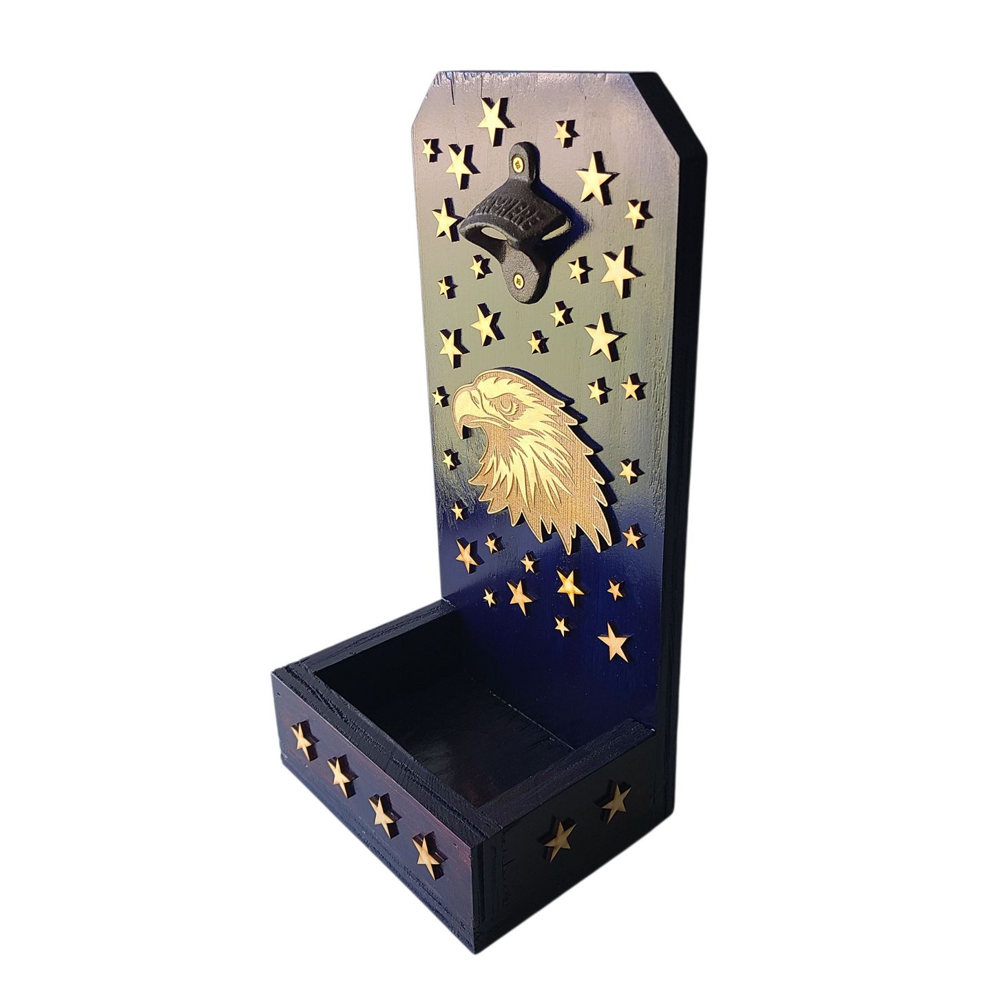 BOTTLE CAP OPENER - "Starry Skies Eagle"