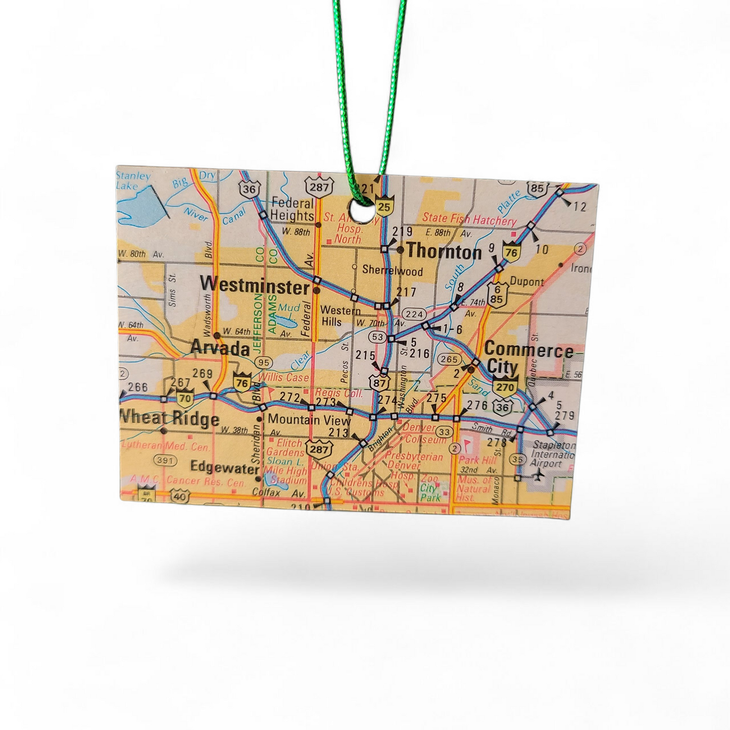 1980 Colorado (Arvada/Commerce City/Thornton/Westminster/Wheat Ridge) Ornament