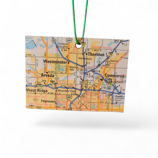 1980 Colorado (Arvada/Commerce City/Thornton/Westminster/Wheat Ridge) Ornament