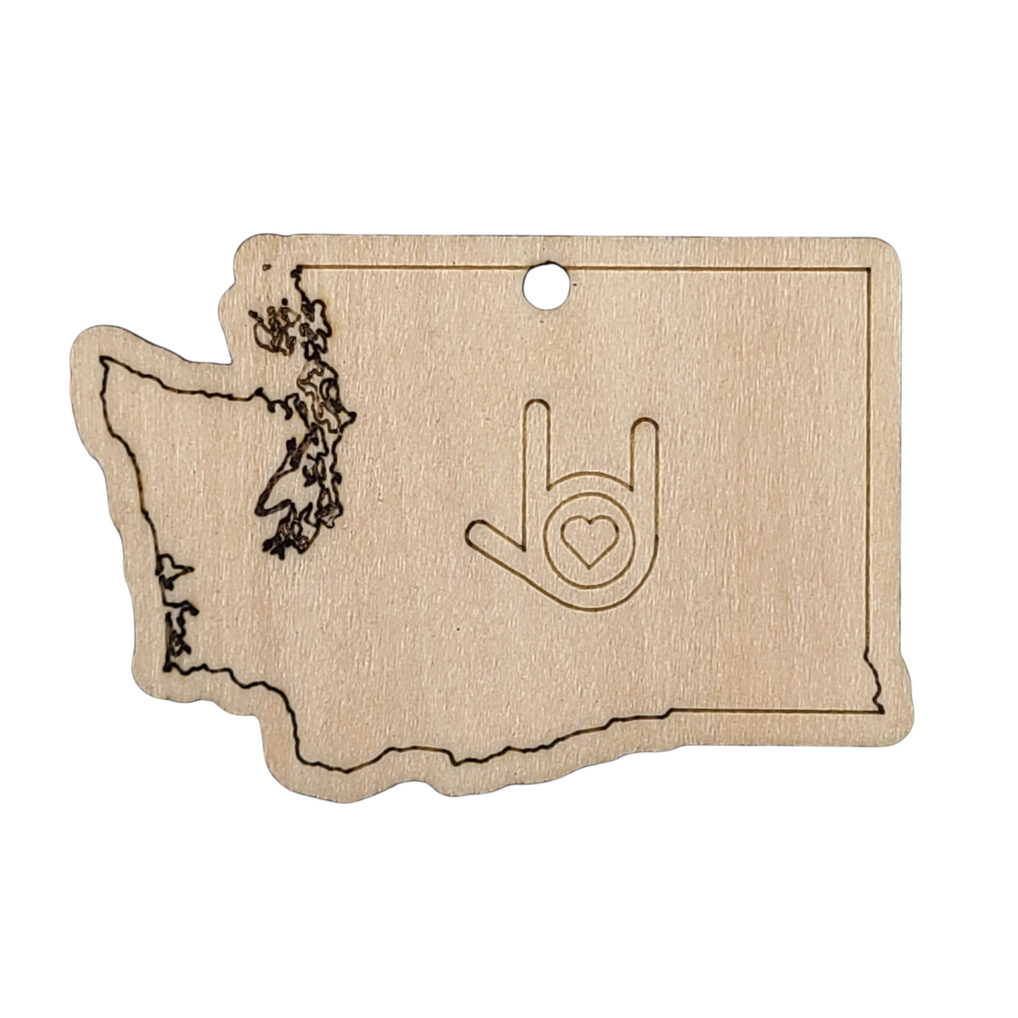 "I Love You, Washington" ornament