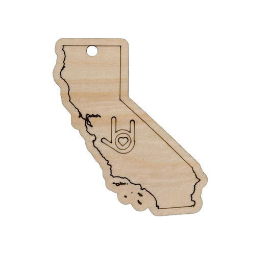 "I Love You, California" ornament