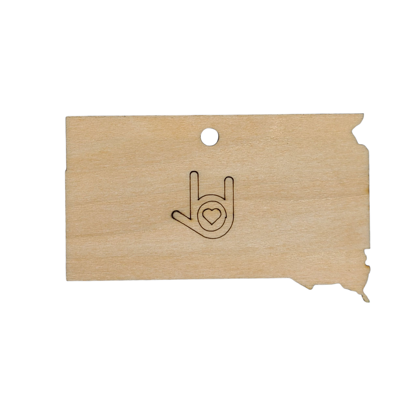 "I Love You, South Dakota" ornament