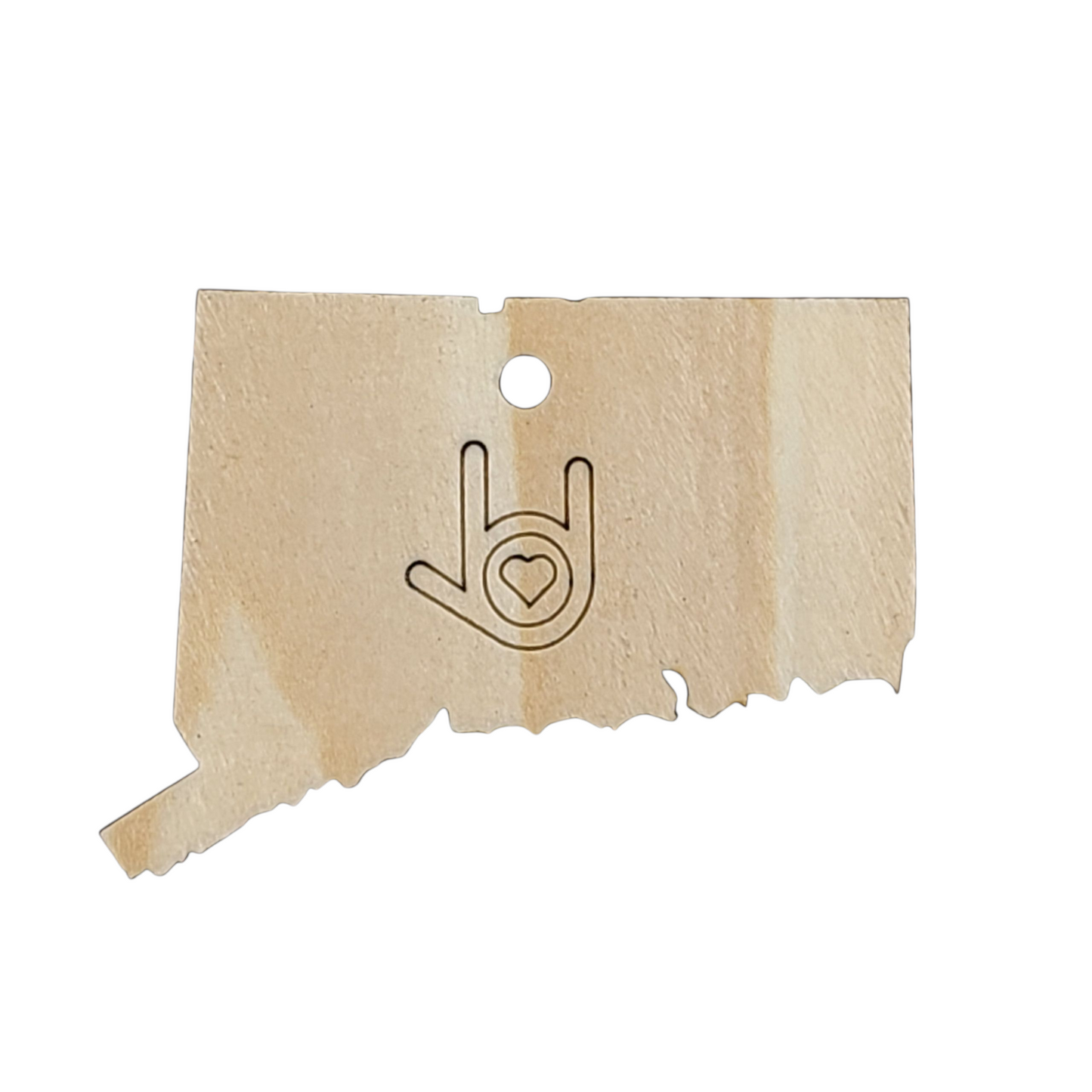 "I Love You, Connecticut" ornament