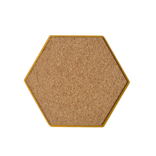 COASTER - "Bees in a Honeycomb"