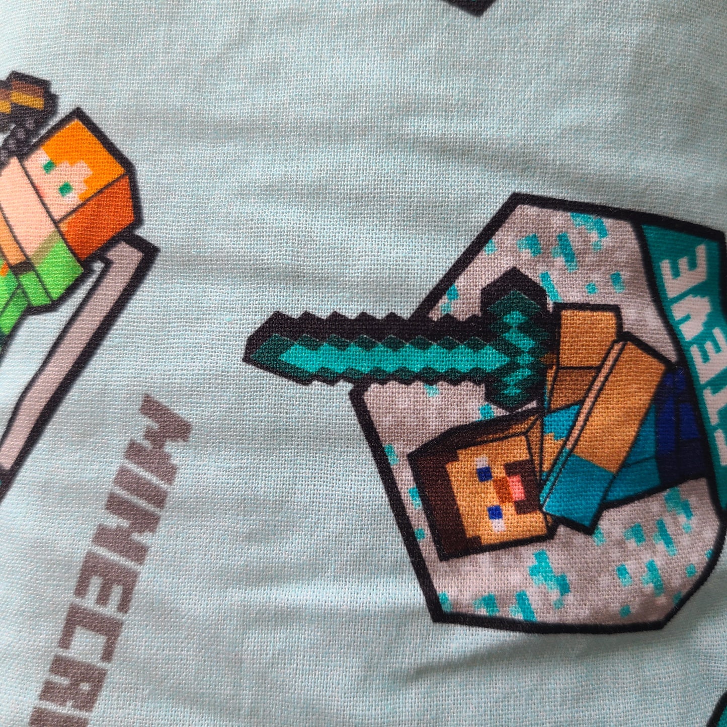 "Minecraft: Alex and Steve" Rice Bag