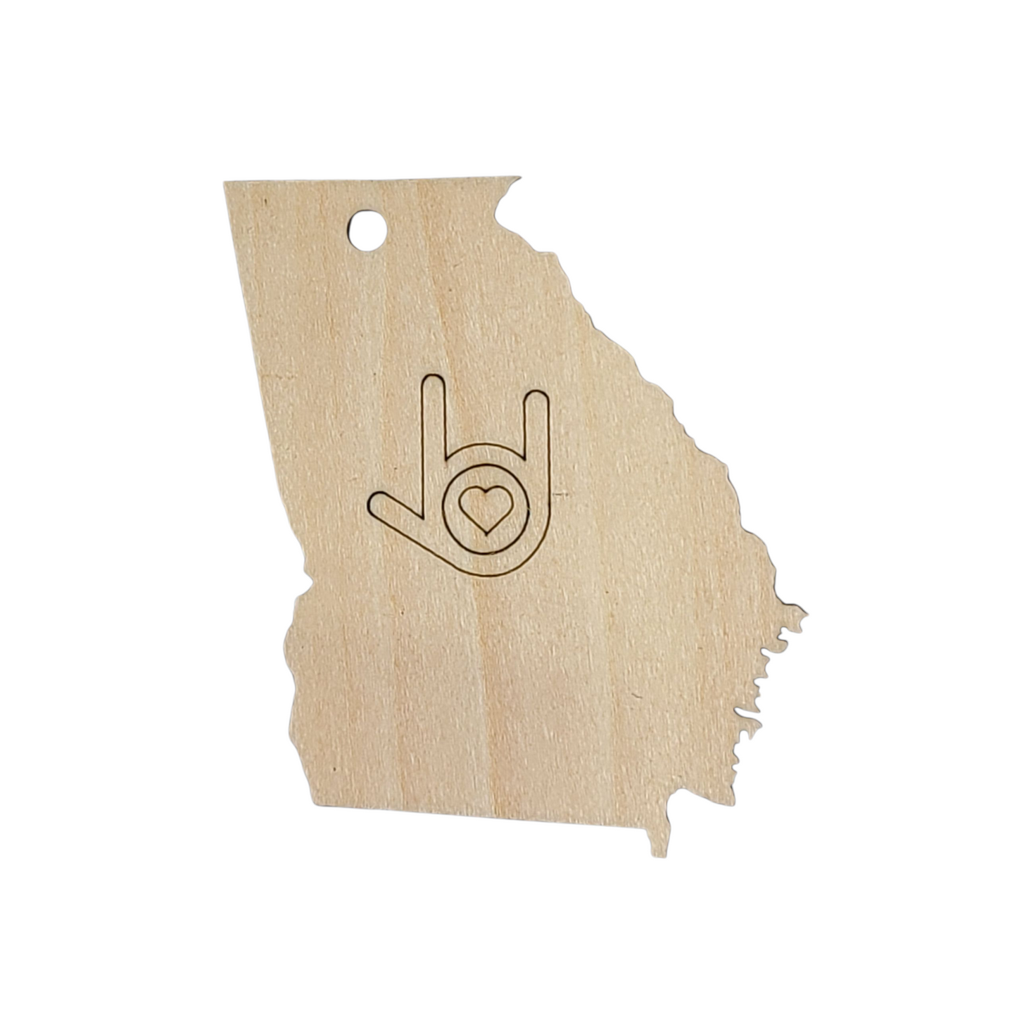 "I Love You, Georgia" ornament