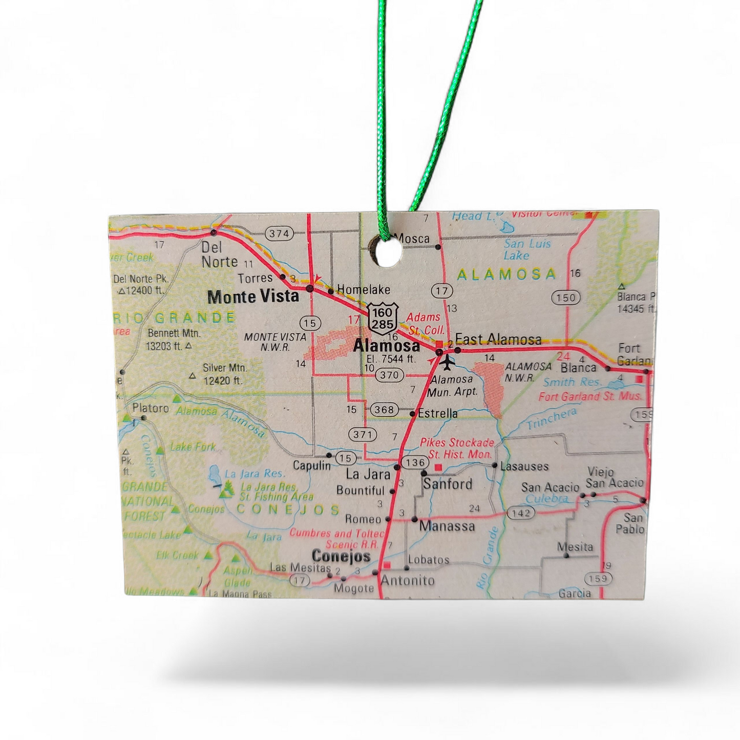 1980 Colorado (Alamosa/Conejos/Monte Vista) Ornament