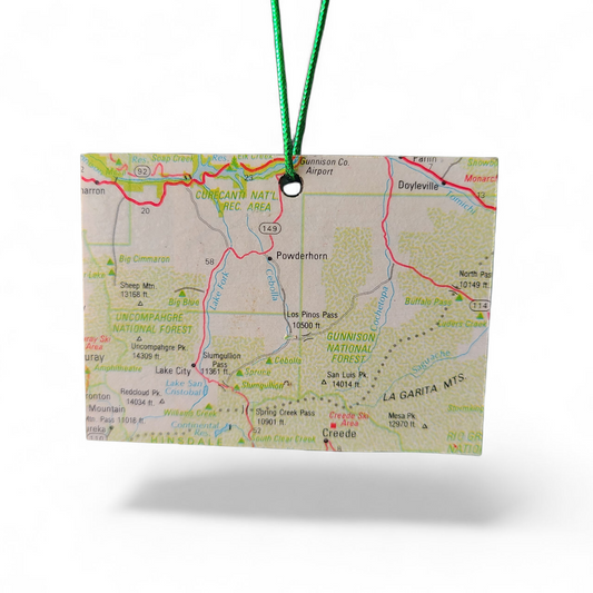 1980 Colorado (Creede/Lake City/Powderhorn) Ornament