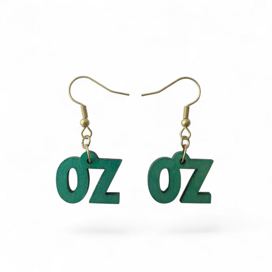 "OZ" earrings