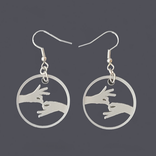 "Interpreter" earrings (SILVER)