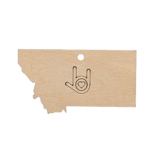 "I Love You, Montana" ornament