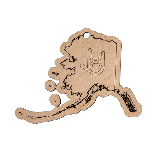 "I Love You, Alaska" ornament
