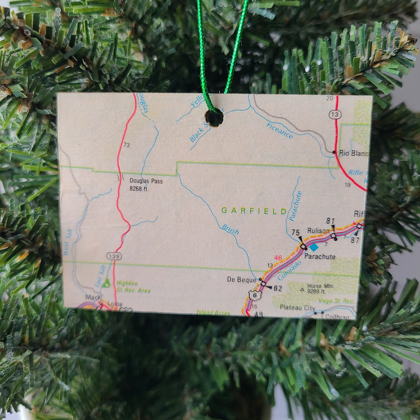 1980 Colorado (Parachute/De Beque) Ornament