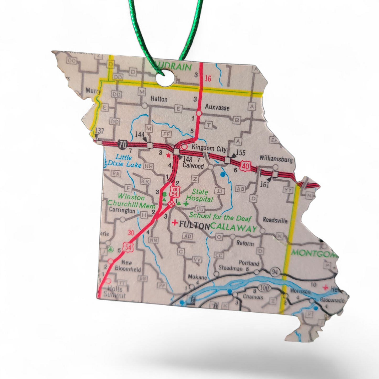 MISSOURI - "Missouri School for the Deaf in Fulton" Map Ornament