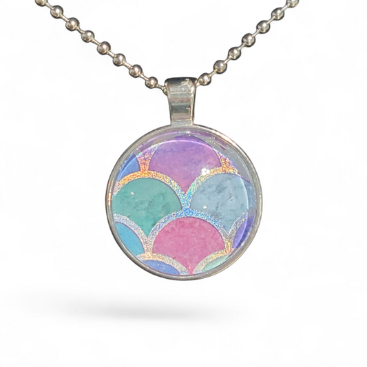 Mermaid Scales Necklace (Facing Up)