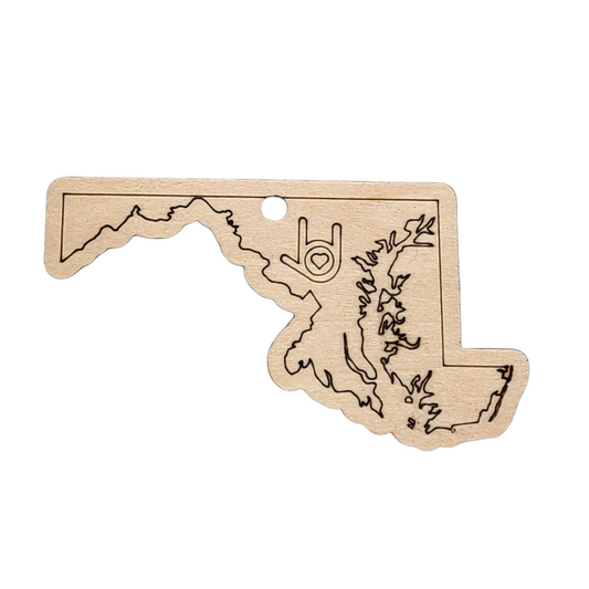 "I Love You, Maryland" ornament