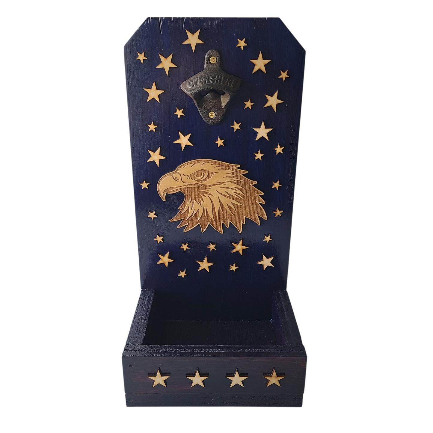 BOTTLE CAP OPENER - "Starry Skies Eagle"