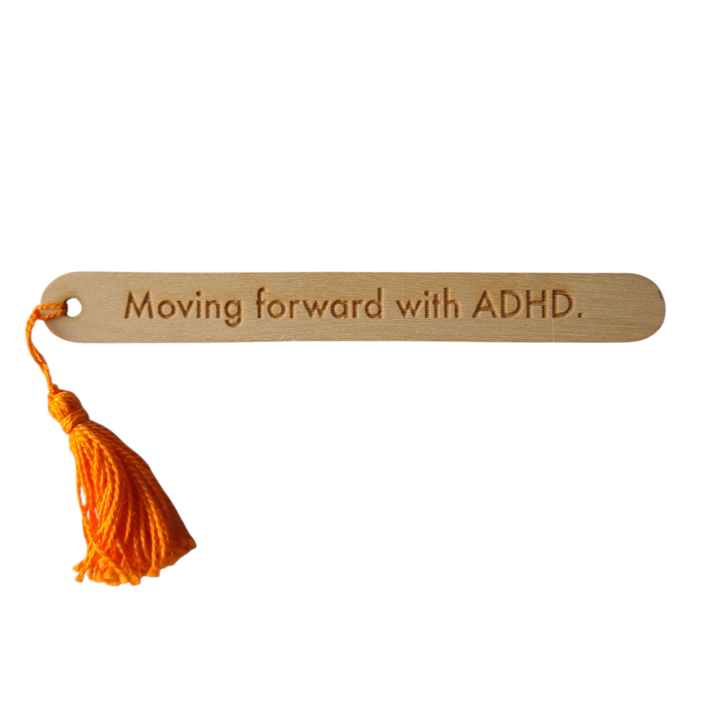 ADHD - "Moving forward with ADHD." popsicle bookmark