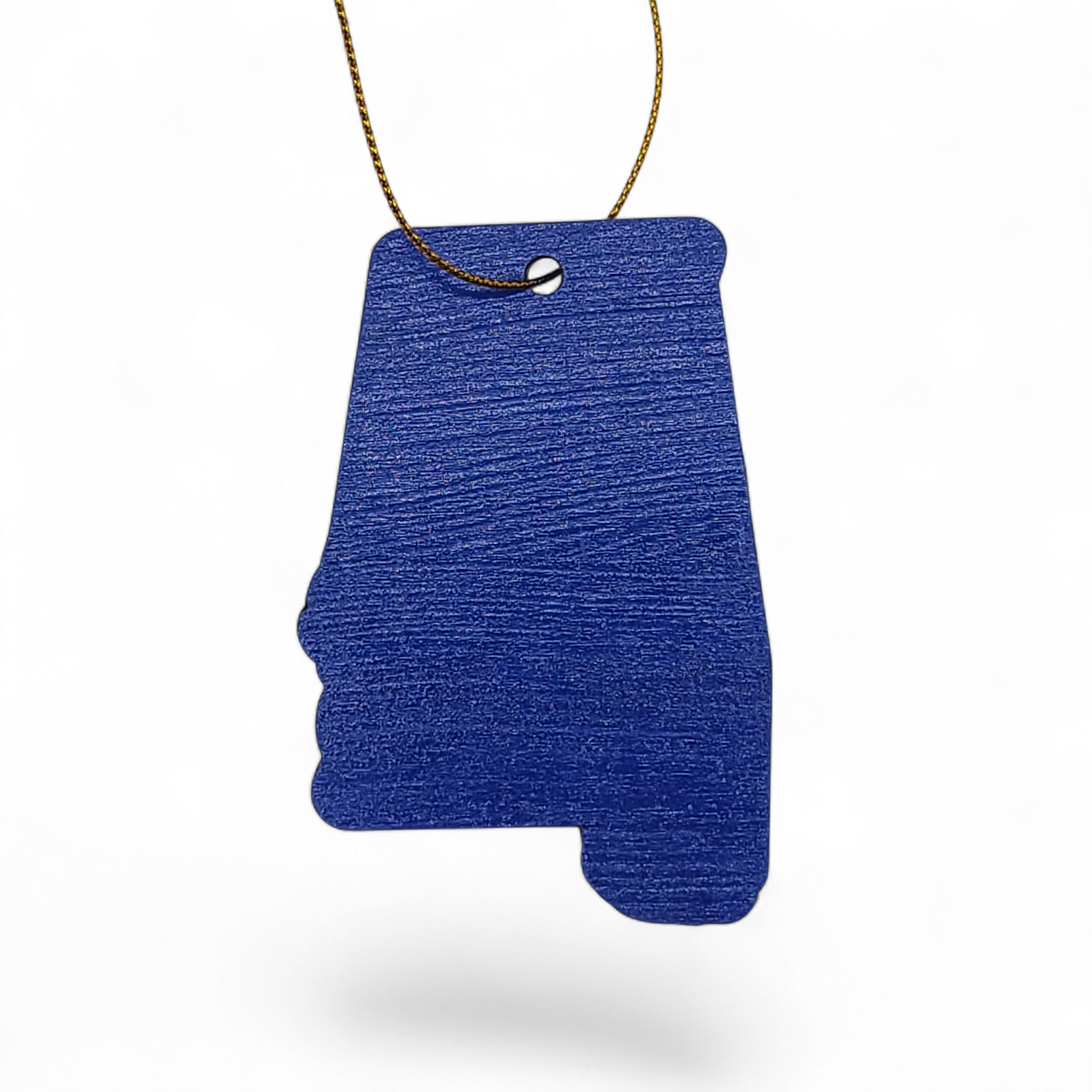 ALABAMA - "Alabama School for the Deaf in Talladega" Map Ornament