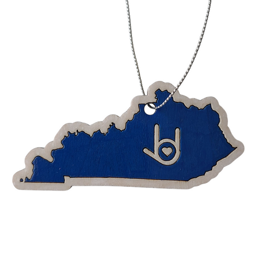 "I Love You, Kentucky (Blue/White)" ornament