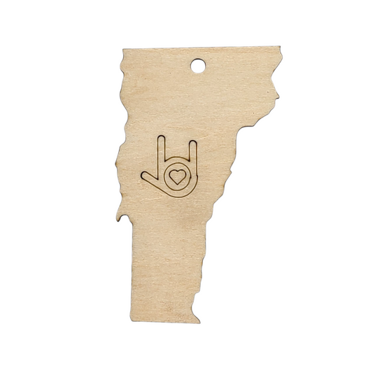 "I Love You, Vermont" ornament