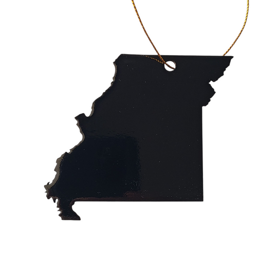 "I Love You, Missouri (Red/Yellow/White/Black)" ornament