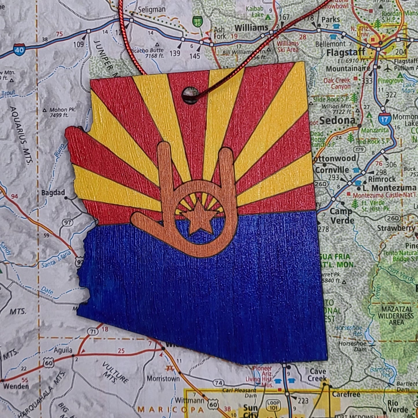 "I Love You Arizona" ornament