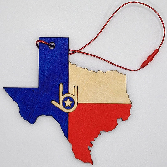"I Love You Texas" ornament