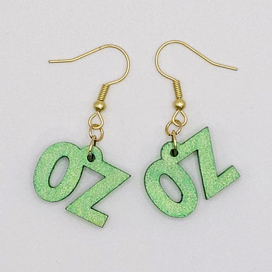 "OZ" earrings