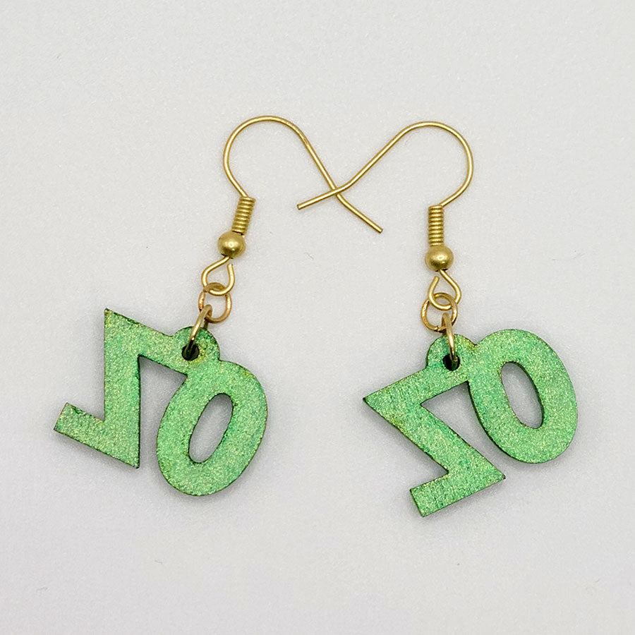 "OZ" earrings